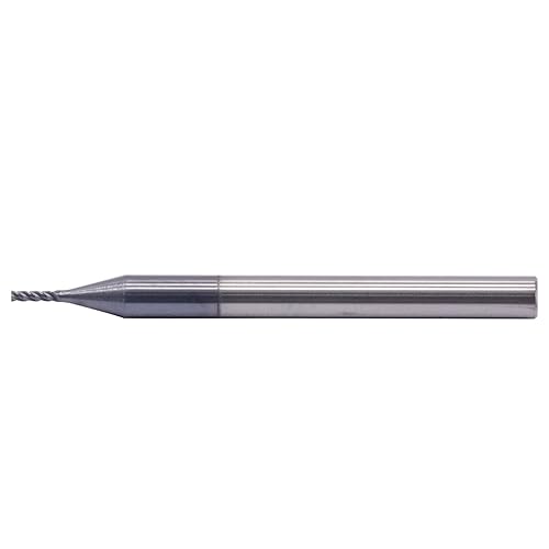 BestParts High Performance 5pcs 7/16' Solid Carbide Square End Mills, AlTiN Coated, 4 Flute, 30 Degree Helix, 7/16' Cutting Diameter, 7/16' Shank Diameter, 1' Length of Cut, 2-3/4' Overall Length - Poueer
