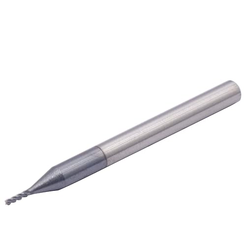 BestParts High Performance 5pcs 7/16' Solid Carbide Square End Mills, AlTiN Coated, 4 Flute, 30 Degree Helix, 7/16' Cutting Diameter, 7/16' Shank Diameter, 1' Length of Cut, 2-3/4' Overall Length - Poueer